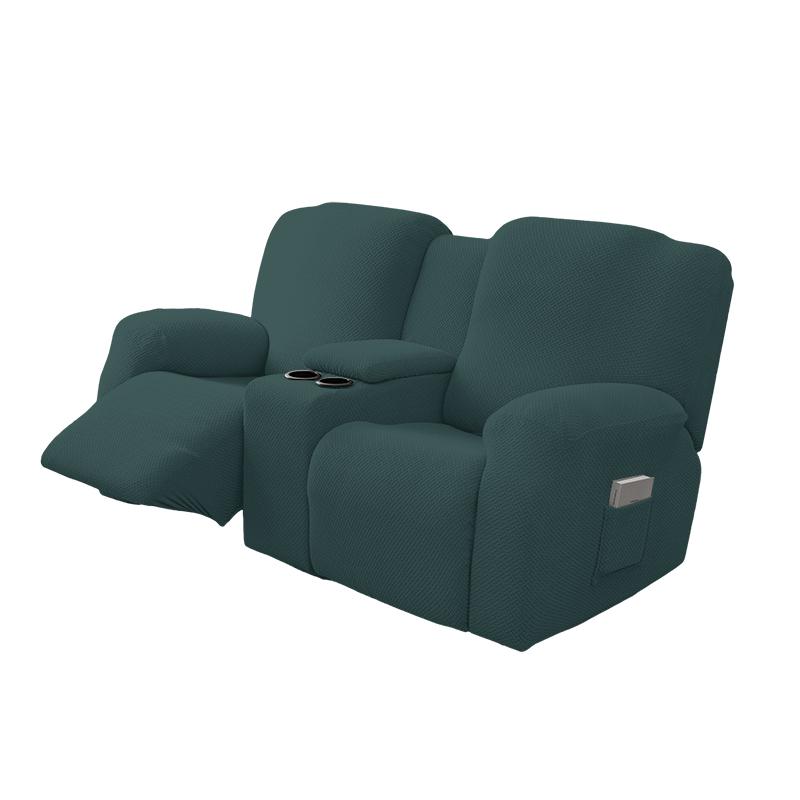 8pcs/set Waterproof  2Seater Recliner Sofa Covers  All-inclusive Loveseat Center Console Sofa Covers