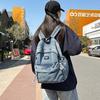 Zaino1011 Nuovo Casual Stile Accademico Monospalla Coppia Moda Studente Universitario Zaino Denim Semplice Leggero Zaino