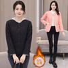 Light and Thin Cotton-padded Clothes Liner, Autumn and Winter New Cotton Clothes Women's Fashion Inner with Short Velvet Women's Coat