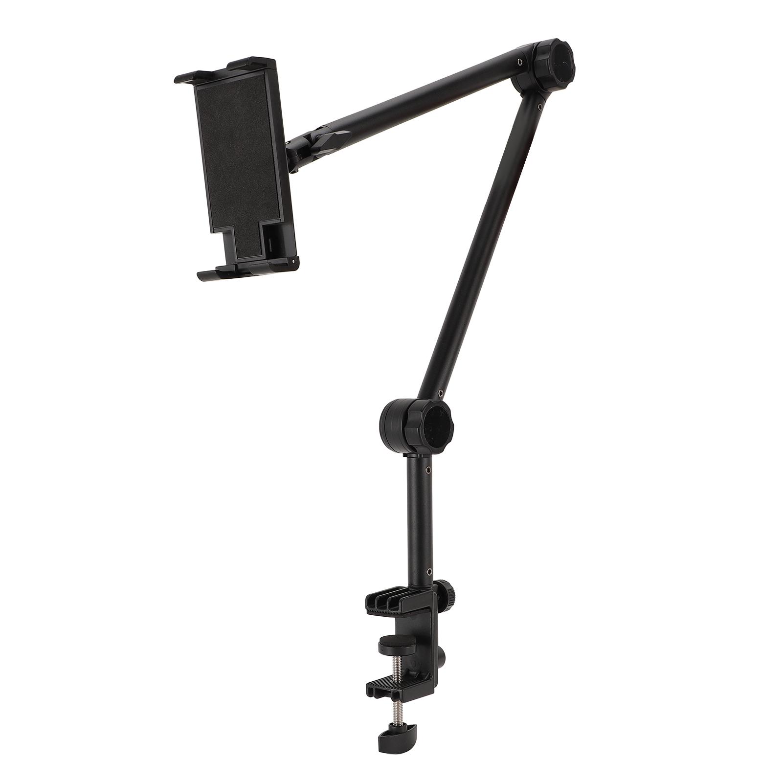 

Bed Desk Phone Holder Iron Multi Angle Adjustable Foldable Anti Slip Phone Clamp Mount Stand for Live Learning
