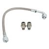 Turbo Oil Feed Line Tube 3927911 Metal Alloy Turbine Supply Pipe with Connector Replacement for Dodge Ram 5.9L 24V 1998-2002