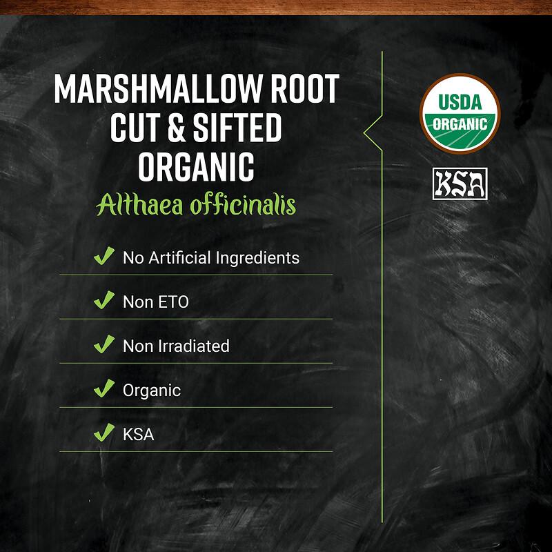 Organic Cut & Sifted Marshmallow Root, 16 Oz (453 G)