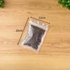 Frosted Transparent Plastic Bag Waterproof Flat Bottomed Self Sealing Pouchs Used for Jewelry Mobile Phone Accessories Candy Snacks Tea Storage Bags