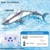 Creative Remote Control Fish Shark Electric 2.4G Radio Rc Animal Robot Educational Water Bath Toy for Boy Kid Children Submarine