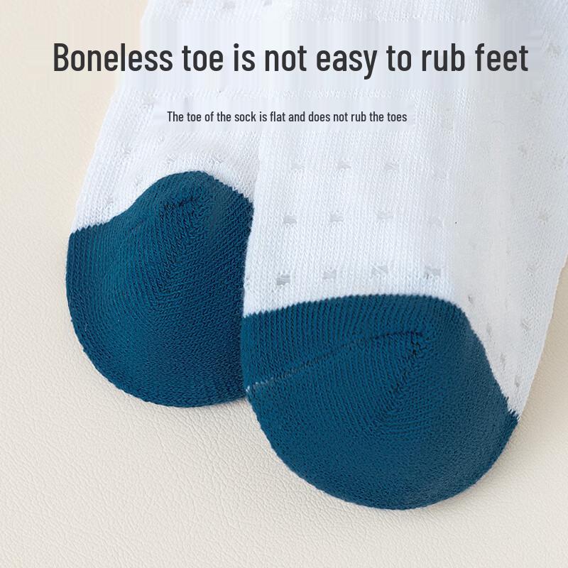 Miiow Kids' Summer Cartoon Breathable Cotton Mid-Calf Socks