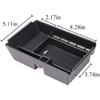 VESUL Center Console Armrest Storage Box Compatible with Ford F-150 F150 2011 2012 2013 2014 ABS Tray ert Organizer Glove Pallet