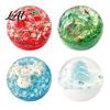 Elastic Stress Ball 1/4Pcs Christmas Fidget Toy Anxiety Relief Squeezable Ball Xmas Theme Sensory Toy Party Favors for Adults and Kids Gadget