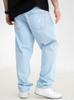 Jigga Wear Crown Men's Light Blue Baggy Jeans 2XL