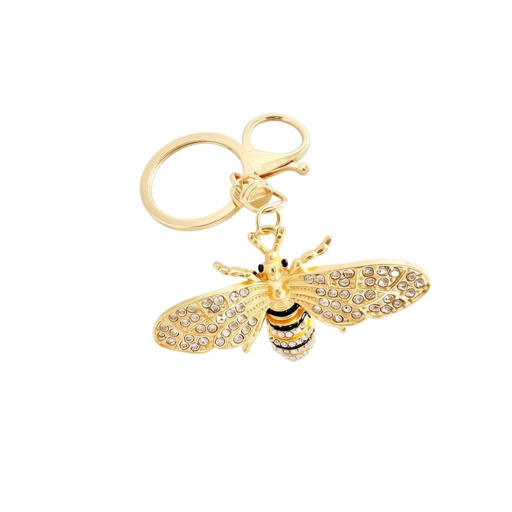 Keychain with Rhinestones, Charm Key for Bags and Keys, Gift for Women and Girls
