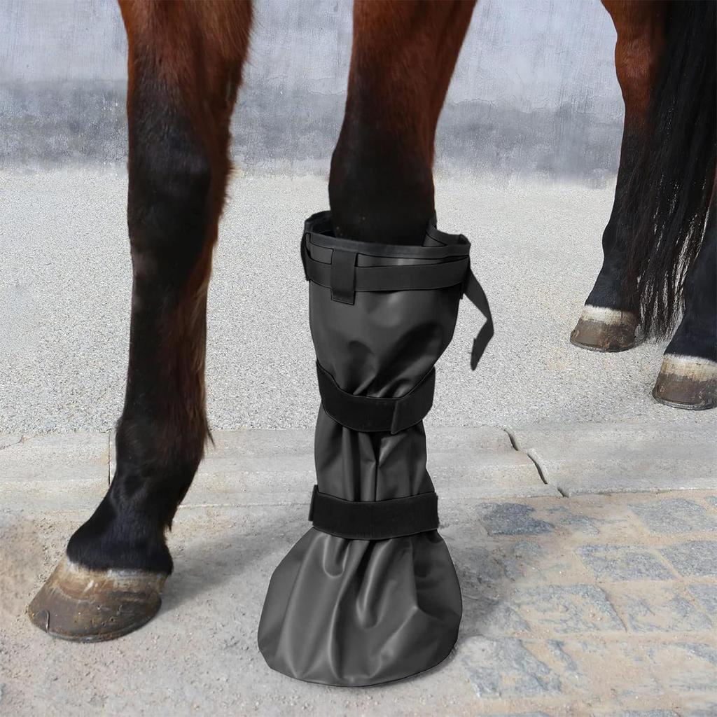 Soaking Boot For Horses Equine Soaker Hooves Bag Multifunctional Hoof Soaking Bag For Stable Field Training Outdoor Racing