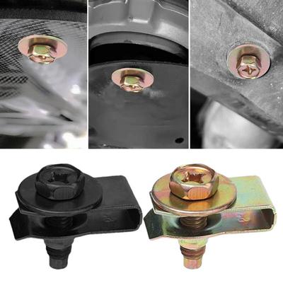 Car Clips For Bumper Bolts Nuts Retainer Clips Bumper Clips 20X U-Shaped Car Clips Fasteners Retainer Kit Automotive Clips M4