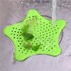 8 farger Femspiss stjerne kjøkkenvask anti-tilstopping sjøstjerne silikon gulvavløp bad kloakk filter