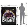 Nightmare On Elm Street Follow Your Dreams Rainbow Blanket