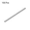 uxcell Toy Shafts, Round Bar Axles, Drive Shafts, Iron Shafts, for DIY RC Car, Truck, Boat, Helicopter, Model Parts, Silver, 2mm x 30mm, 100pcs