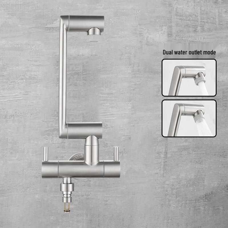 TLXT Foldable Wall-Mounted Kitchen Faucet