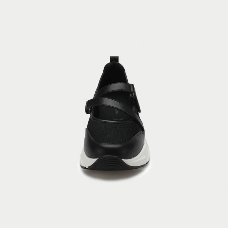 Thom Mcan Women S Comfort Mary Jane SneakerS Black 8tmny25S1S