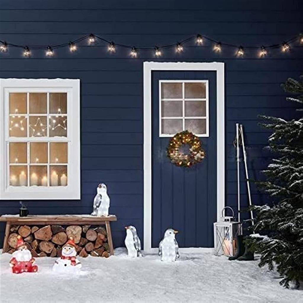 Light-Up Penguin Christmas DecorationPenguin Christmas Decoration Yard Ornaments