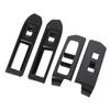 4pcs Window Switch Panel Cover Trim Carbon Fiber Style Interior Decoration Window Control Panel Trim for Tacoma 2024