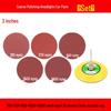 Round Self-Adhesive Sanding Discs Set: 1-4 Inch Polishing Pads for Glass Grinding