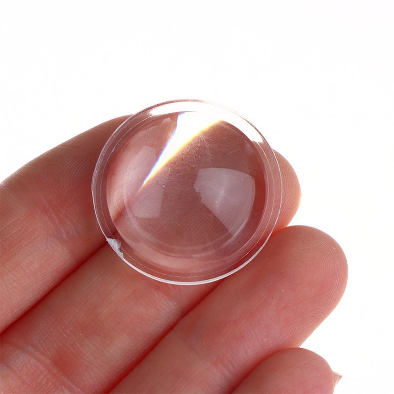 8-44 Mm Round Transparent Acrylic Plano-Convex Lens Flashlight Led Lens Focusing Torch Accessories Magnifying Glass Convex Lens
