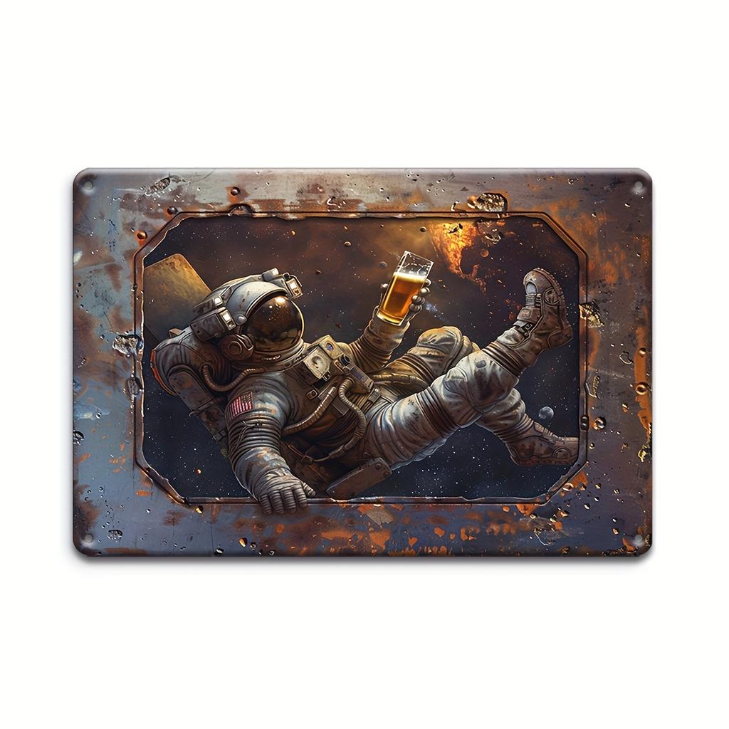 2D Metal Tin Sign Vintage BBQ ZONE Beer Posters Plaque Decorative Plates for Garage Club Man Cave Bar Home Cafe Wall Decor