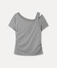 MIXXO Asymmetrical Layered Short Sleeve T-Shirt_Miwhwg506A