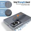 Elastic Wristband Phone Case For Samsung Z Fold 8 Fold8 Ultra Galaxy Z Fold 7 6 5 4 Camera Holder Front Glass Protect Cover