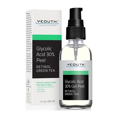 Glycolzuur 30% Peeling met Retinol Groene Thee, 1 fl oz