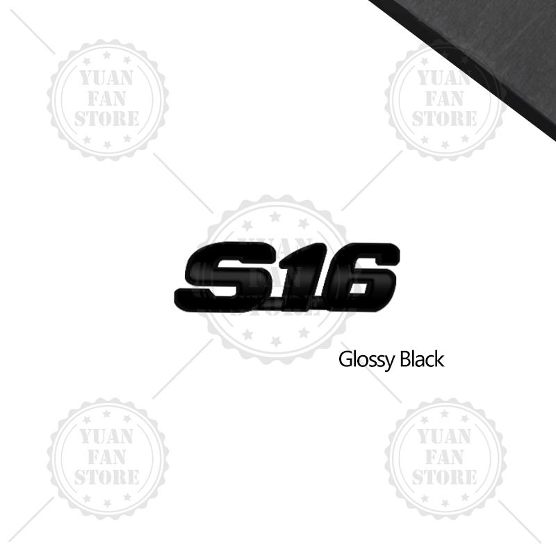 S16 Emblem Car Styling 3D Sticker Metal LOGO Badge For b444 106 206 306 309 207 208 308 108 508 RCZ RC GT Body Decoration 444b