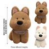 Soft Realistic Westie Dog Plushie Portable Child Friendly Soft Westie Highland Dog Stuffed Toy for Imaginative Play