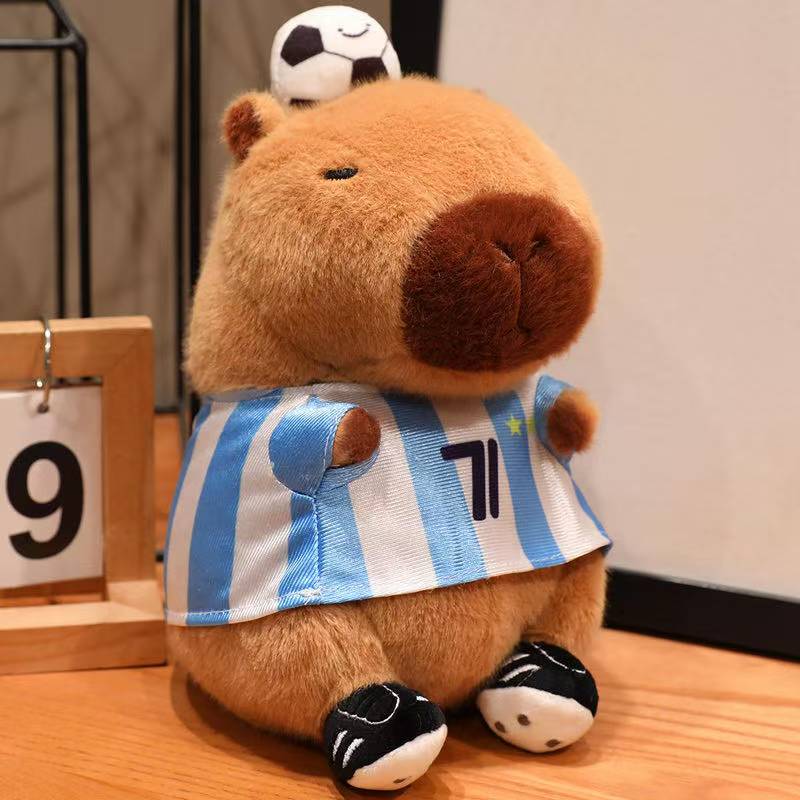 Nieuwste Voetbal, Basketbal, Kapibala, Kawaii Pluche Speelgoed, Cartoon Anime, Cadeaus Voor Kinderen, Kerstmis, Halloween 22cm