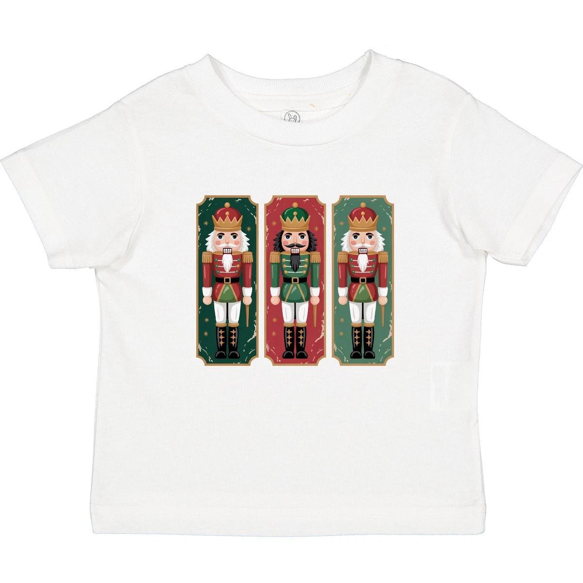 Inktastic Christmas Nutcracker Trio Baby T-Shirt Holiday Infant Tees Shower 100