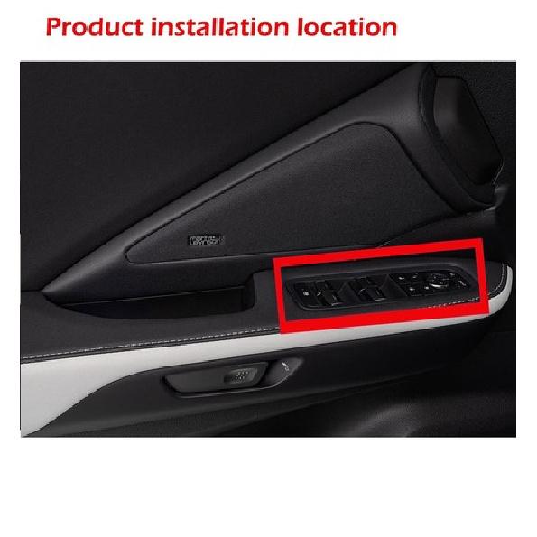 Car four door switch Decorative frame For Lexus TX 350 2024-2025