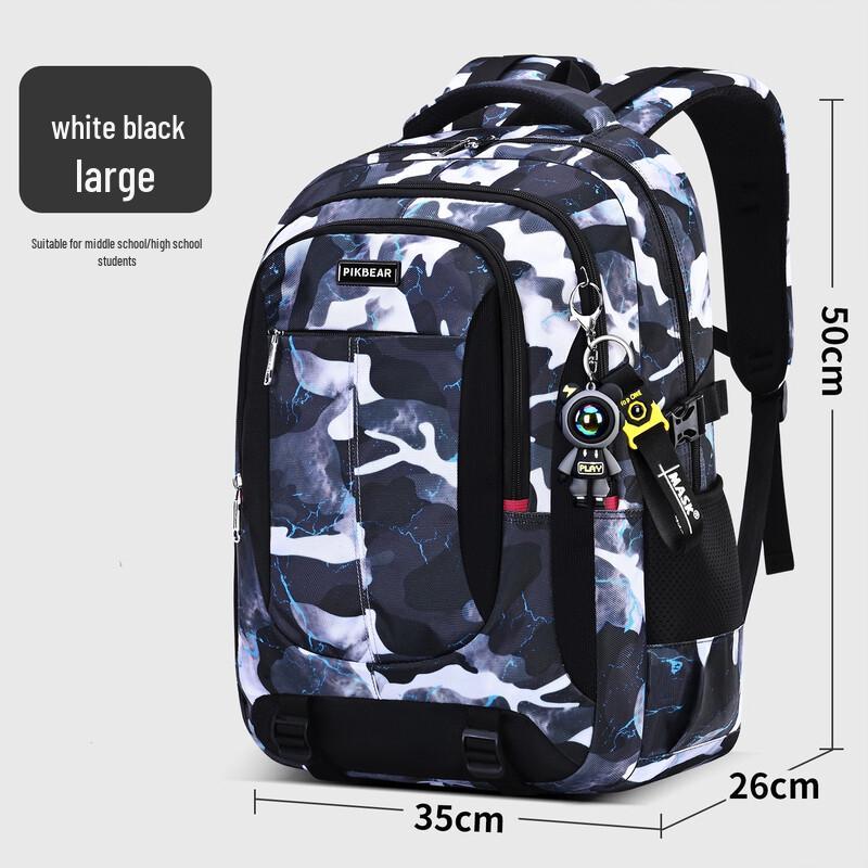 Li Shen Camouflage Student Backpack