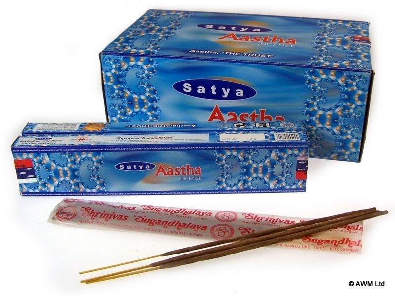 Incense Sticks Aastha 15g Pack