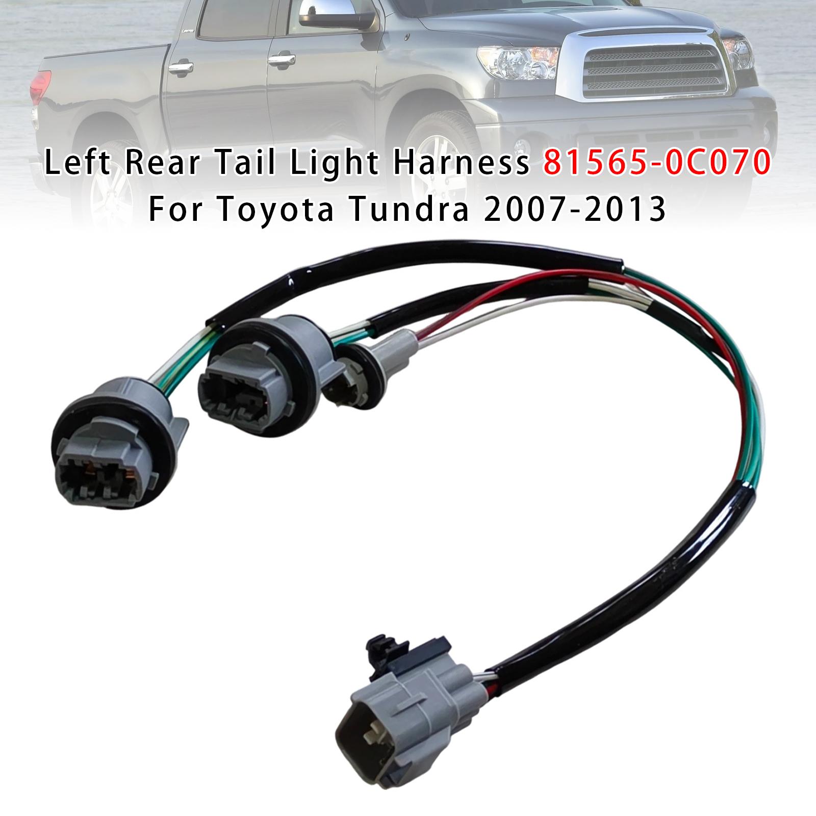 Left Rear Tail Light Harness 81565-0C070 For Toyota Tundra 2007-2013