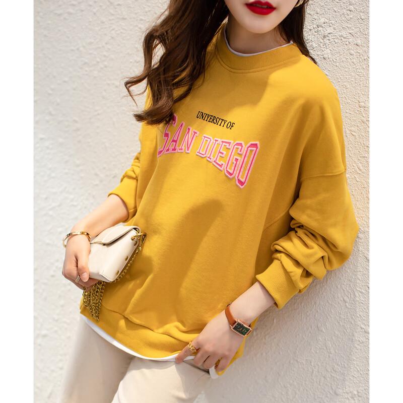 

Firstview Women s Long-Sleeve Crewneck Sweatshirt One Size