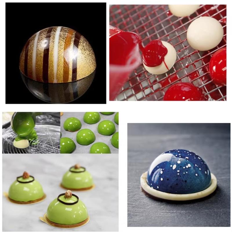 3D Ball Round Half Sphere Silicone Mold For Diy Baking Pudding Mousse Chocolate Eco-Friendly Cake Mold Kitchen Accessories Tools
