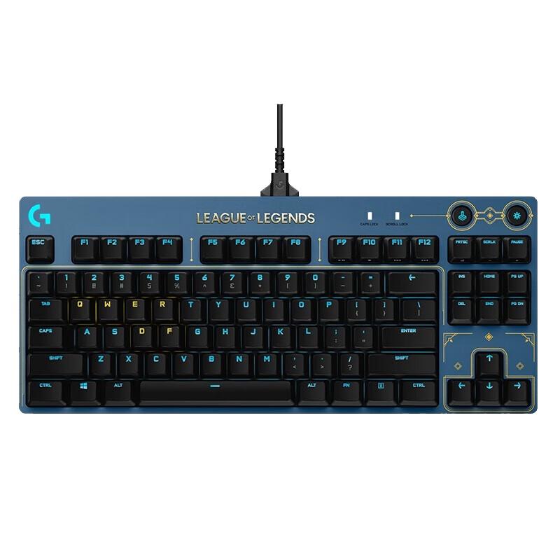 Logitech PRO X 87-Key RGB Wired Gaming Mechanical Keyboard