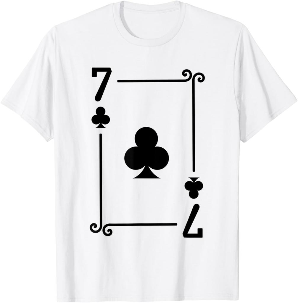 Playing Plum Blossom Cards Costume AceKQJ1098765432 Diamonds Card Poker TShirt Streetwear Graphic T Shirts