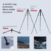 Falcam TreeRoot F38 Pro Carbon Fiber Quick Lock Travel Tripod with Ball 5kg F22 and Strap Hole for Mirrorless and Camcorders Tripod, 61-inch 360°