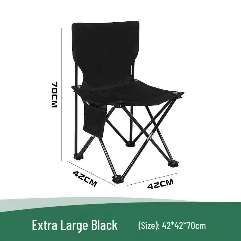 

Портативный складной уличный стул: Пикник, Кемпинг, Пляж, Кресло-реклайнер, Рыбацкий стул – Черно-белый студенческий стул