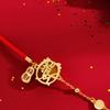 Original Lucky Nafu Chenlong Red Rope Bracelet Female Guochao Chinese Style Retro Naturalistic Hand Rope Female