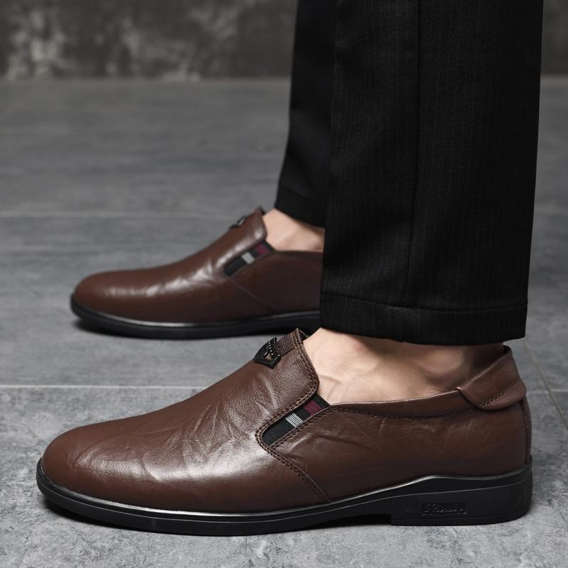 Fashion High-quality Loafers Casual Shoes Men's Leather Breathable and Comfortable Men Casual Men's Leather Fashion Trend Leather Shoes