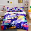 Abstract Colorful Graffiti Texture Print Soft Comfortable Duvet Cover Bedding Set Included 1*Duvet Cover  2*Pillowcases