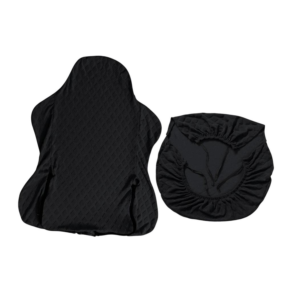 Office Racing Computer Chair Slipcover Dustproof Stretchable Polyester Material Water Repellent Removable Anti Slip Reusable