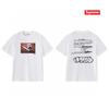 Supreme Logo Print BOX Crew Neck Short Sleeve Shirt White S207