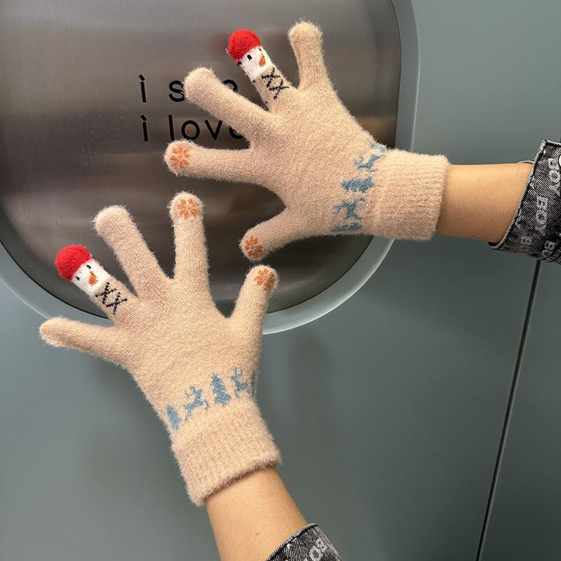 Женские перчатки для сенсорного экрана — фото 3