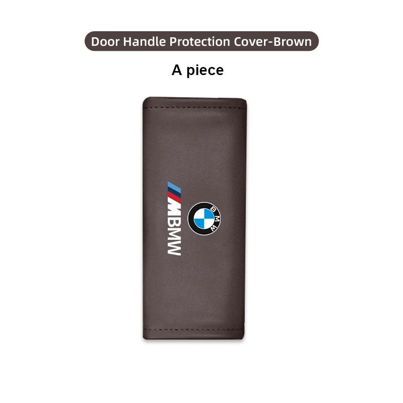 

2025 Hot Car Door Handle Cover Armrest Protector Non-slip Leather Case For BMW X3 X5 M5 M3 E46 E90 E60 F10 E39 F30 E36 G30 E87 E