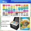 Sta 3212BR 168-Color Soft Tip Oil-Based Anime Markers Set